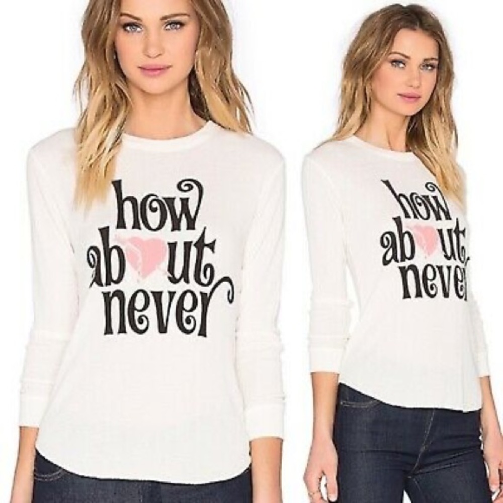 WILDFOX Long sleeve Graphic Tee
